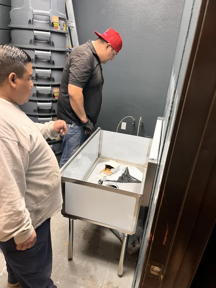 Commercial plumbing and sink installation in Whitney Ranch